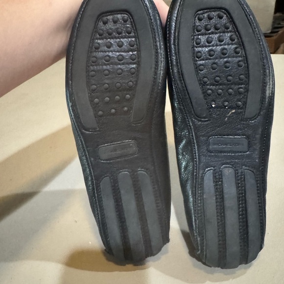 Michael Kors Women's Leather Logo Top Driver Ballet Flats, Black, Size 9.5 - Picture 5 of 8